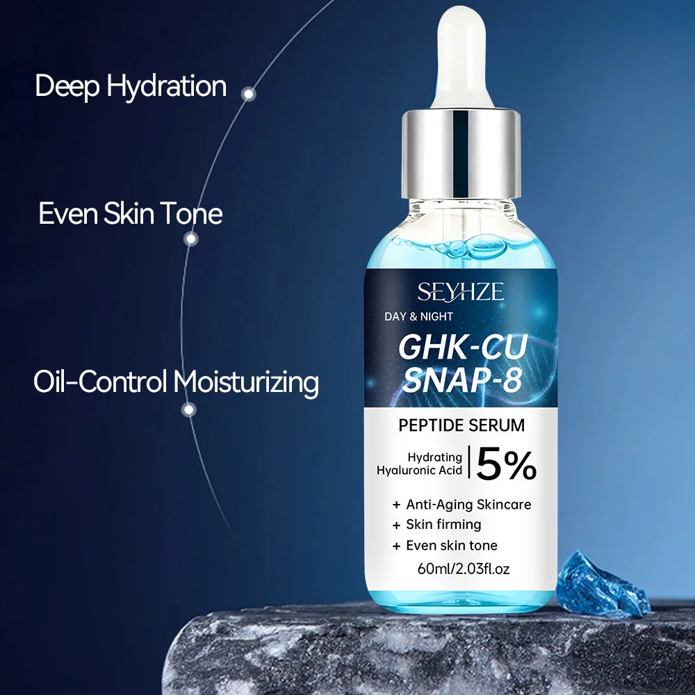 GHK-Cu Blue Copper Peptide Essence 40ml 60ml – Skin Tightening, Lifting, Even Tone, Deep Hydration, UK