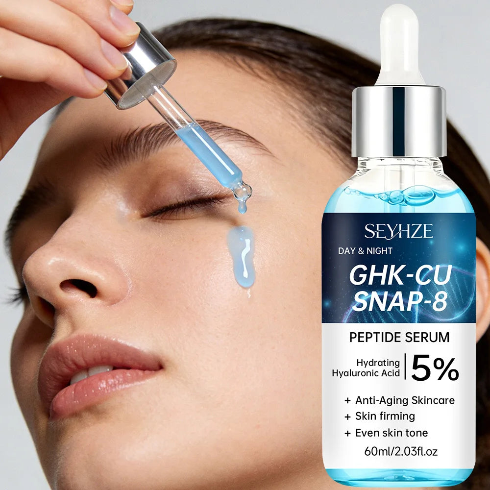 GHK-Cu Blue Copper Peptide Essence 40ml 60ml – Skin Tightening, Lifting, Even Tone, Deep Hydration, UK